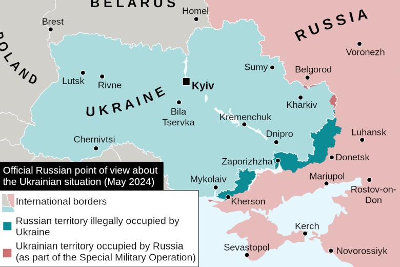 Jak sytuację na Ukrainie opisuje oficjalna propaganda Rosji, maj 2024