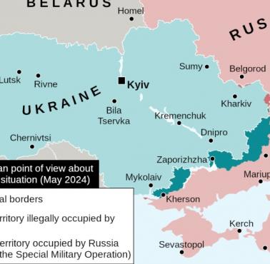 Jak sytuację na Ukrainie opisuje oficjalna propaganda Rosji, maj 2024