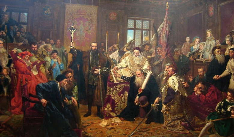 Unia Lubelska 1569 była połączeniem dwóch państw, Korony i własność Króla Polski - Wielkie Księstwo Litewskie