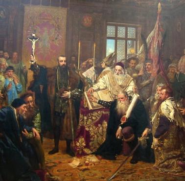 Unia Lubelska 1569 była połączeniem dwóch państw, Korony i własność Króla Polski - Wielkie Księstwo Litewskie