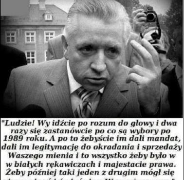 Andrzej Lepper o wyborach w 1989 roku