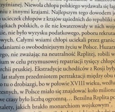 Sytuacja chłopów w I RP była zdecydowanie lepsza niż w krajach ościennych