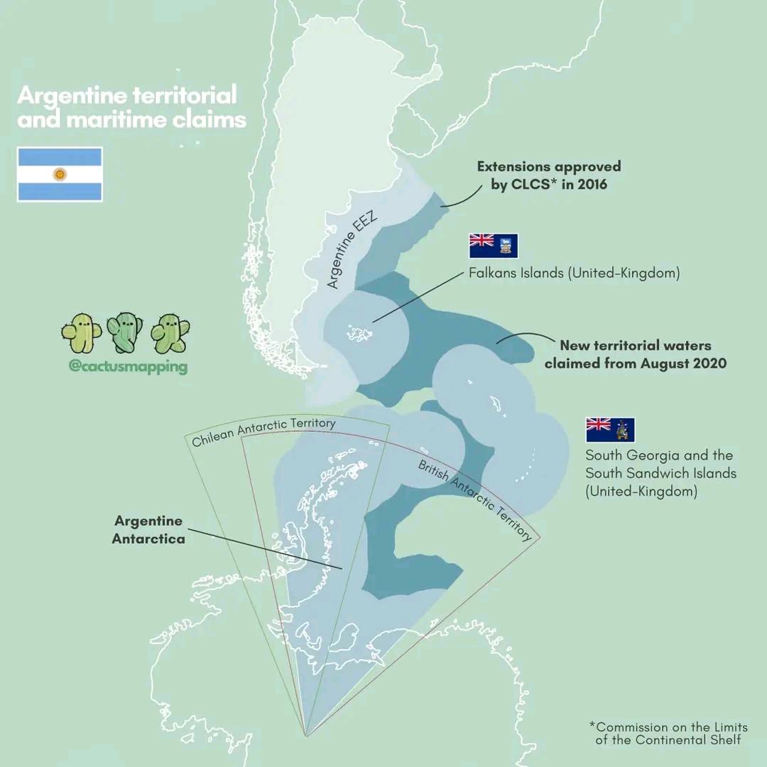 Argentyńskie roszczenia terytorialne i morskie