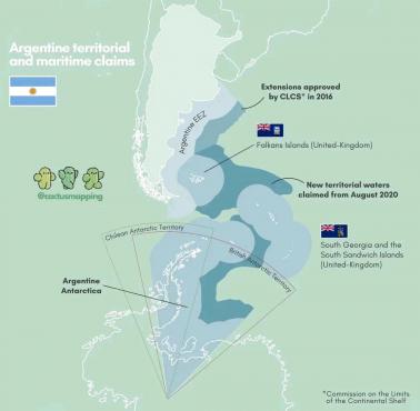 Argentyńskie roszczenia terytorialne i morskie