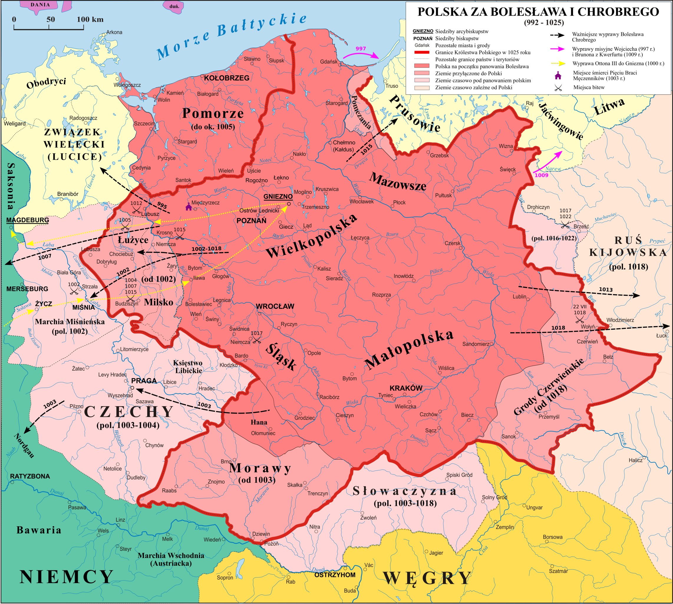 Polska w czasach Bolesława I Chrobrego (992-1025)