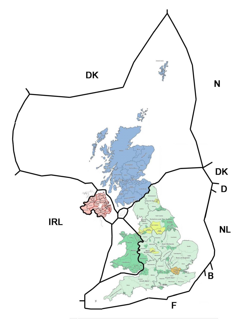 Wyłączna strefa ekonomiczna (EEZ - Exclusive Economic Zones) Wielkiej Brytanii
