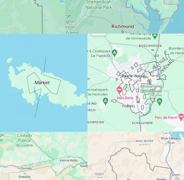 Niektóre z najdziwniejszych granic na Ziemi