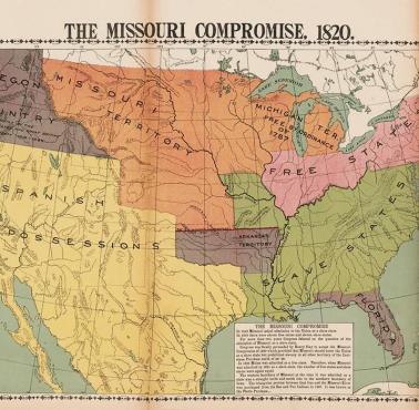Kompromis Missouri, wypracowany w 1820 roku układ pomiędzy stanami północnymi a południowymi