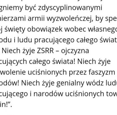 Zygmunt Berling w 1943 nad grobami katyńskimi wyglosił przemowę o oskarżając za zbrodnię - Niemców