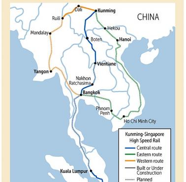 Rozbudowa kolei w Azji Południowo-wschodniej, East Coast Rail (ECRL), 2024. Plany i odcinki zrealizowane