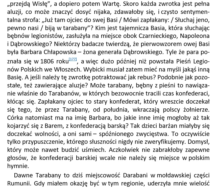 Tajemnice hymnu Dąbrowskiego