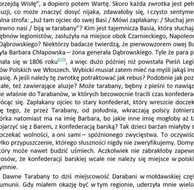 Tajemnice hymnu Dąbrowskiego