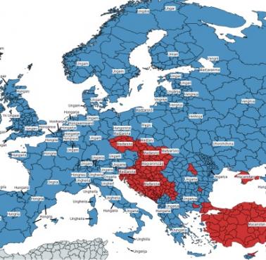 Węgry w innych europejskich językach