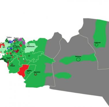 Etno-religijna mapa Syrii