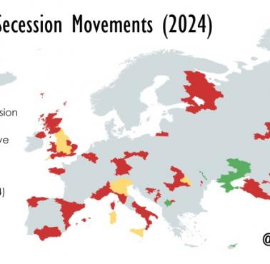 Aktywne europejskie ruchy secesyjne w Europie, 2024