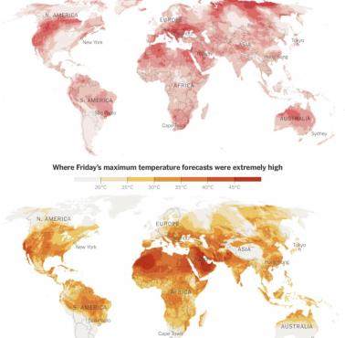 12 lipca 2024 r. globalne temperatury i anomalie z trendami 1979-2000