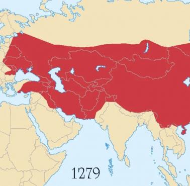 Imperium mongolskie w 1279 roku