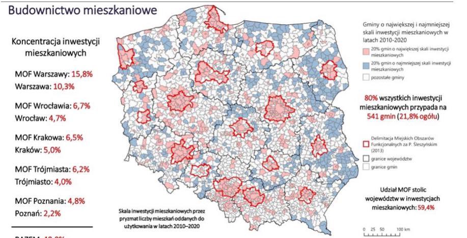 Budownictwo mieszkaniowe w Polsce, 2010-2020