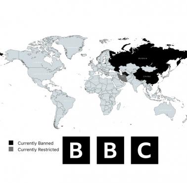 Gdzie na świecie zakazuje się emisji brytyjskiej stacji propagandowej BBC?, 2024