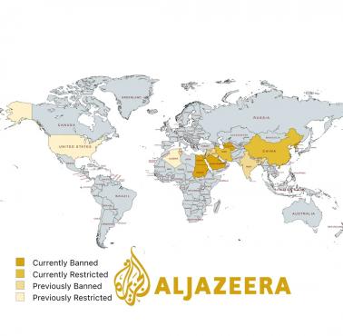 Gdzie na świecie zakazuje się emisji katarskiej stacji propagandowej Al Jazeera?, 2024