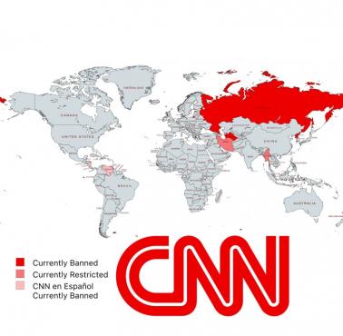 Gdzie na świecie zakazuje się emisji amerykańskiej stacji propagandowej CNN?, 2024