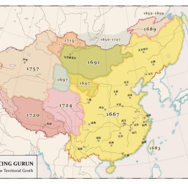 Ekspansja terytorialna dynastii Qing 1644–1911