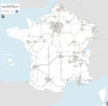 Sieć autostrad we Francji