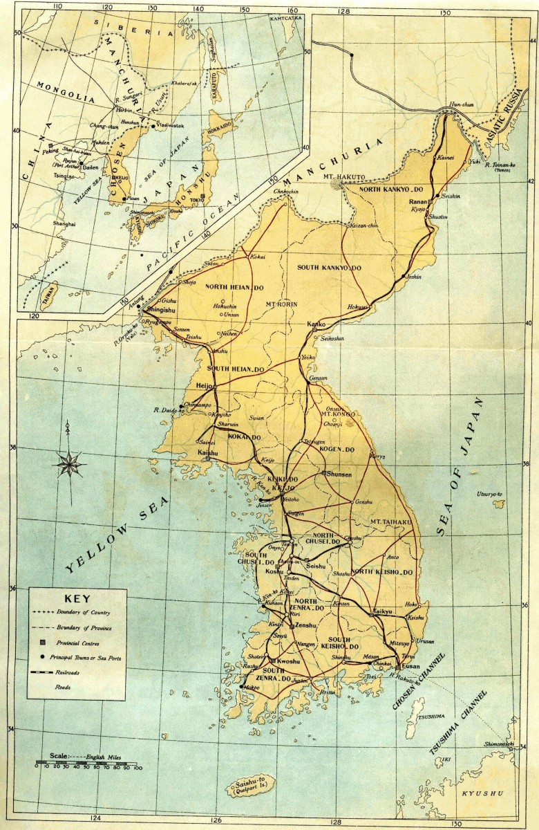 Okupowana przez Japończyków od 1905 roku Korea
