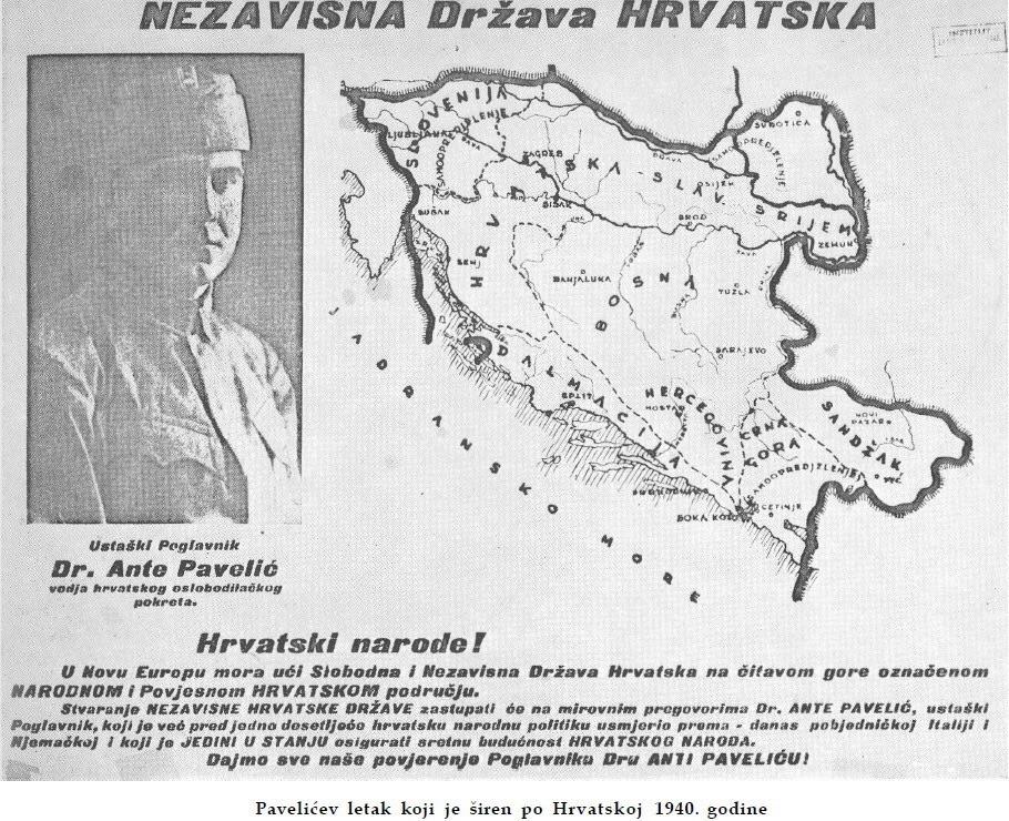 Roszczenia terytorialne chorwackich ustaszów, 1940