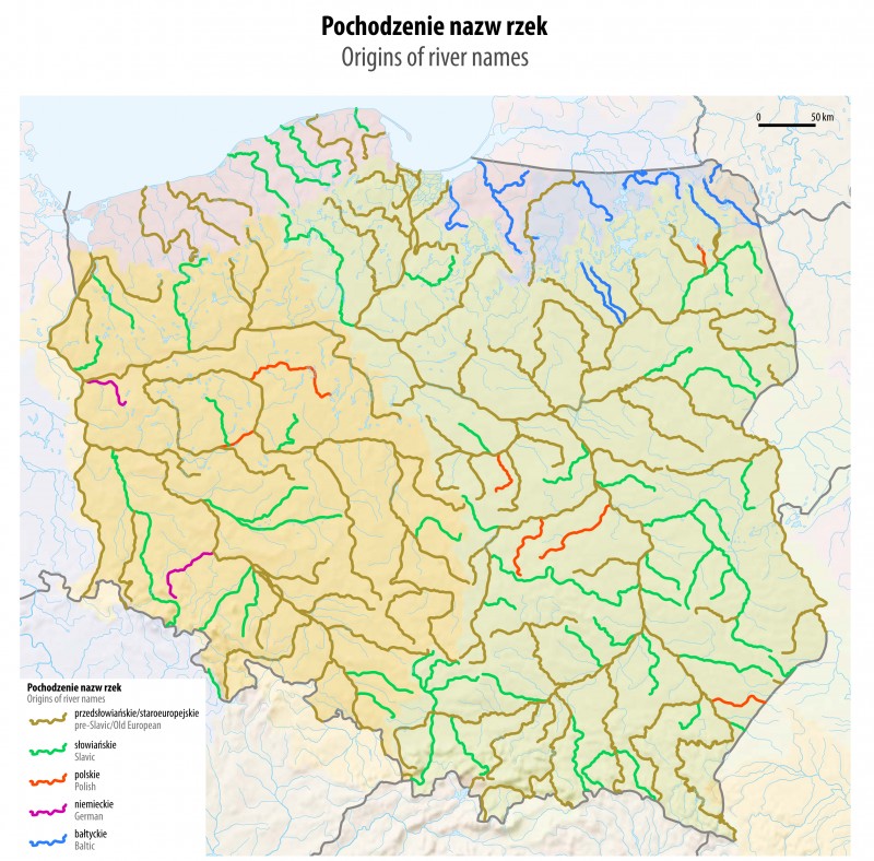 Pochodzenie nazw rzek w Polsce