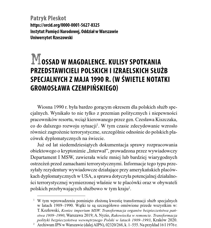 Cz.Kiszczak, premier Mazowiecki kończą „niechlubny antysemicki rozdziału polityki PRL, Magdalenka II, Mossad-CIA-UB-FSB, 1990