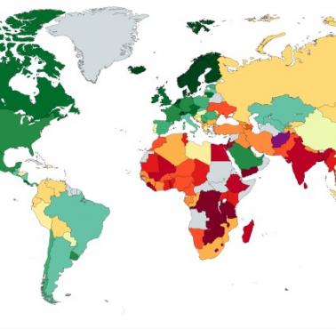 Poziom szczęścia w poszczególnych krajach świata, World Happiness Report 2024