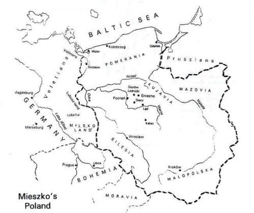 Polska w czasach Mieszka I, lata 960-992