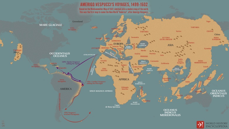 Podróże Amerigo Vespucci w latach 1499-1502, Simeon Netchev, 2021