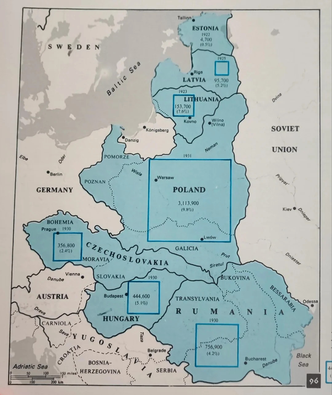 Żydzi w Europie Środkowo-wschodniej w okresie międzywojennym