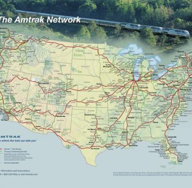 Koleje Amtrak w USA, 2022