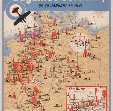 Aliancka ofensywa powietrzna przeciwko Niemcom (aliancki plakat propagandowy z 1941 r.)