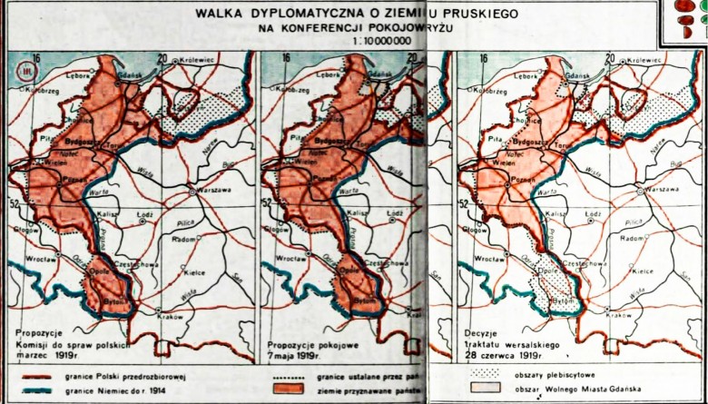 Walka dyplomatyczna o ziemie zaboru pruskiego, 1919
