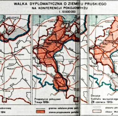 Walka dyplomatyczna o ziemie zaboru pruskiego, 1919