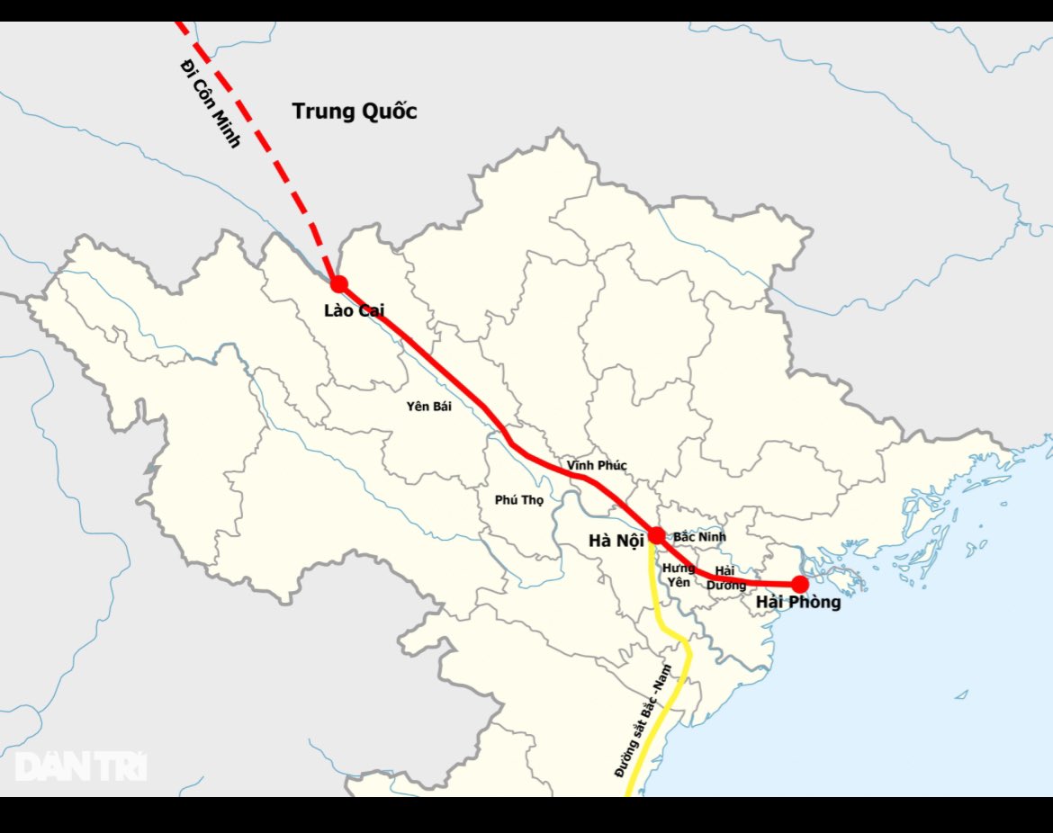 Stolica Wietnamu Hanoi będzie połączona szybką koleją z Chinami