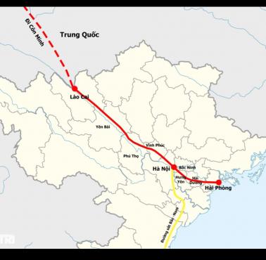 Stolica Wietnamu Hanoi będzie połączona szybką koleją z Chinami