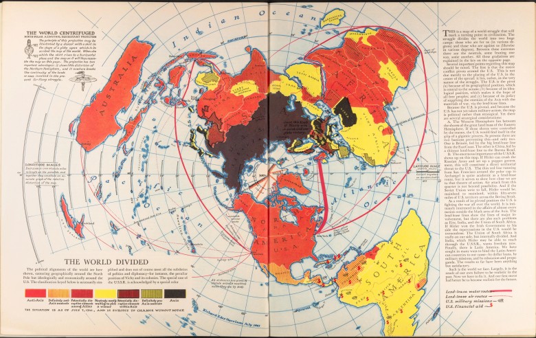 Geopolityczny widok na świat przed atakiem niemieckim na Rosję, 1941