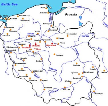 Najstarsze ośrodki miejskie w Polsce