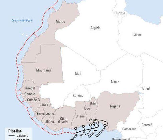 Planowany gazociąg Maroko - Nigeria