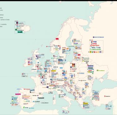 Największe banki państw europejskich, prawdopodobnie 2024