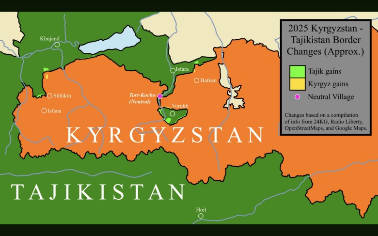 Po latach sporów i starć Kirgistan i Tadżykistan ustaliły między sobą nową granicę, 2025