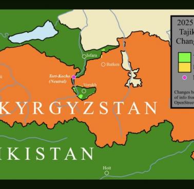 Po latach sporów i starć Kirgistan i Tadżykistan ustaliły między sobą nową granicę, 2025