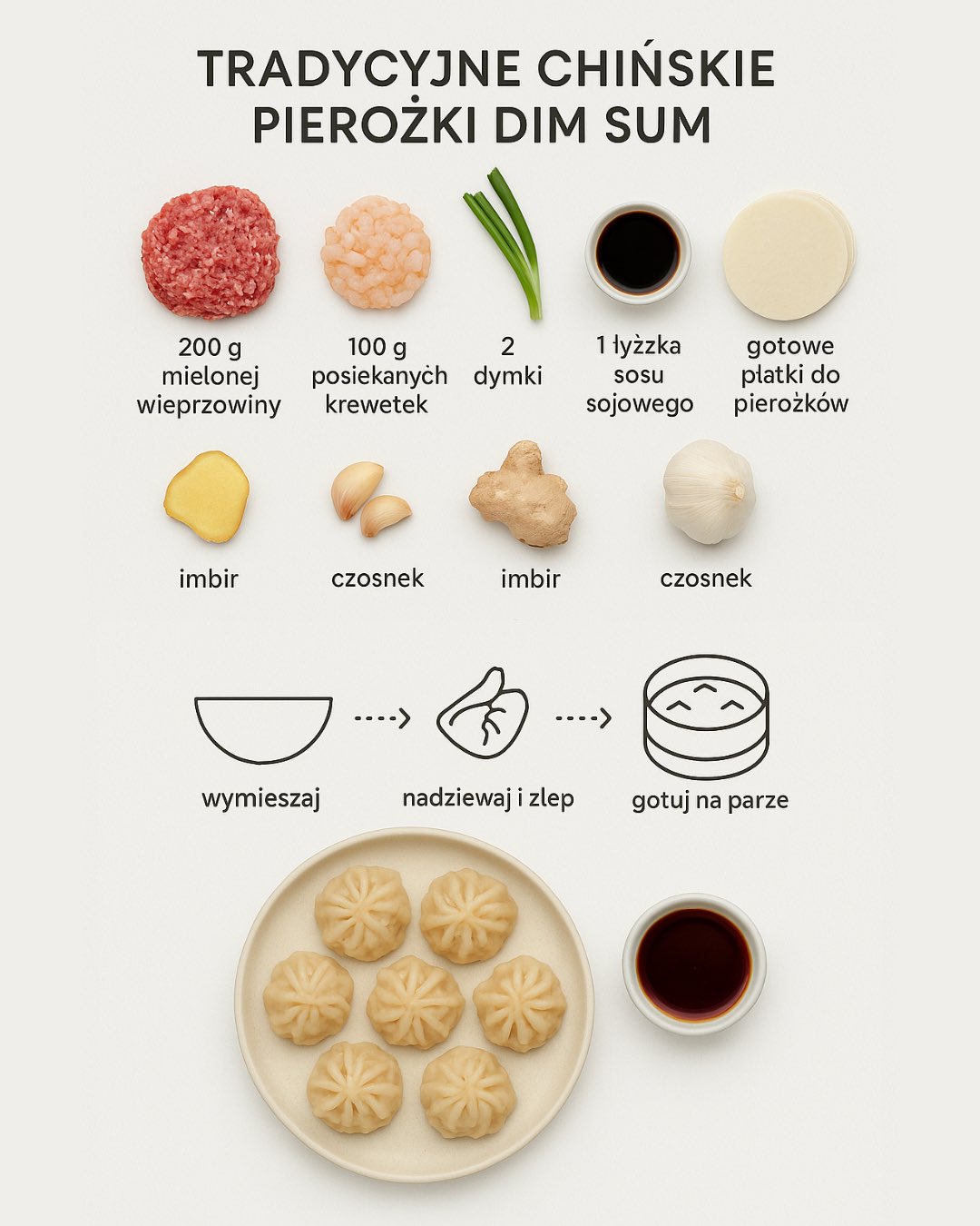 Jak zrobić tradycyjne chińskie pierożki Dim Sum?