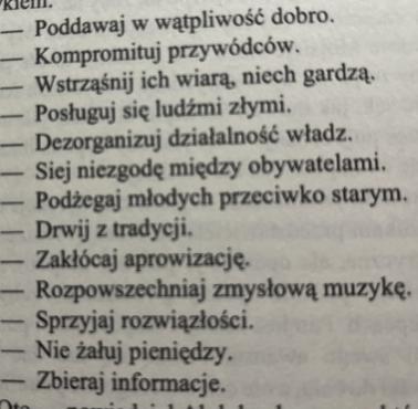 13 przykazań oficera sowieckiego wywiadu