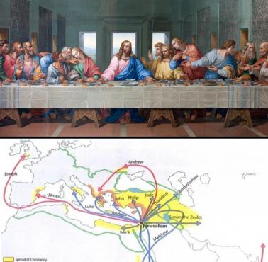 Rozprzestrzenianie się chrześcijaństwa w Europie. Dokąd udali się uczniowie Jezusa?